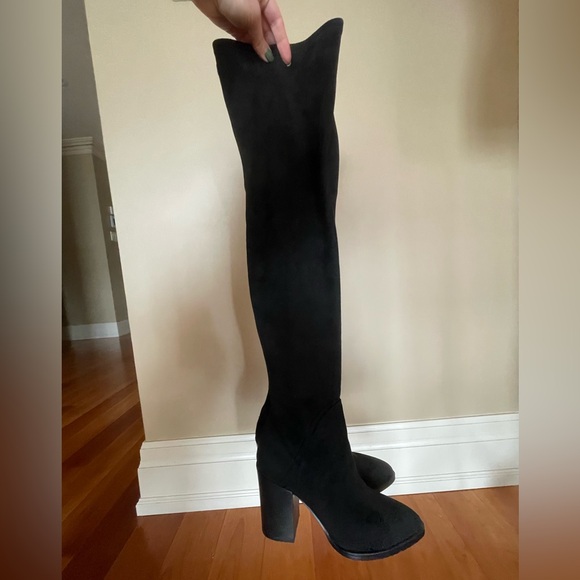 New The Wishbone Collection over the knee suede boots - Picture 2 of 7